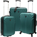 Traveler's Choice Ultra Lightweight 3 Piece Hardside Luggage Set