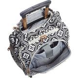 Jenni Chan Aria Snow Flake 15in Spinner Tote