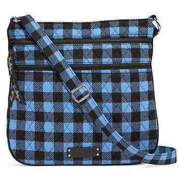 Vera Bradley Triple Zip Hipster Crossbody