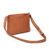 LeDonne Leather Top Zip Crossbody Bag