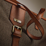 Hartmann Herringbone Luxe Shoulder Bag