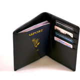 Royce Leather RFID Blocking Passport Document Wallet
