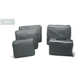 5 PCS Travel Luggage Packing Cube Bag Set Clothes Organizer Storage Bag Kit Travel Accessory