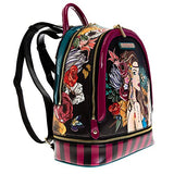 Dual Compartments Bohemian Design Backpack With Adjustable Backpack Straps