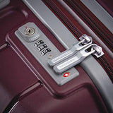 Samsonite Freeform Hardside Expandable with Double Spinner Wheels, Merlot, Checked-Medium 24-Inch