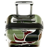 Gabbiano Camo Collection 3 Piece Hardside Spinner Set (Green)