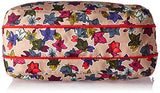 Vera Bradley Women's Lighten Up Expandable Tote, Falling Flowers Neutral