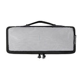 6 Set Packing Cubes,3 Various Sizes Travel Luggage Packing Organizers (Black net)