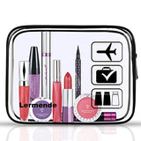 2Pcs/Pack Lermende Clear Toiletry Bag Tsa Approved Travel Carry On Airport Airline Compliant Bag