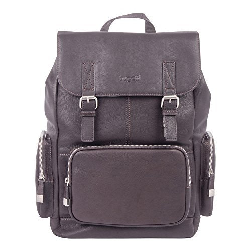 Bugatti Sartoria Top Grain Leather Backpack, Leather, Brown