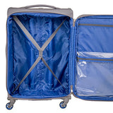 Delsey Paris Delsey Air Adventure 29" Expandable Spinner Luggage, Grey