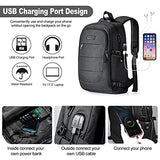 Travel Laptop Backpack Water Resistant Anti-Theft Bag with USB Charging Port and Lock 17.3 Inch Computer Business Backpacks for Women Men College School Student Gift,Bookbag Casual Hiking Daypack