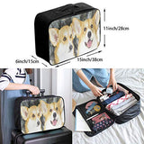 Travel Bags Corgi Dogs Portable Storage Trolley Handle Luggage Bag