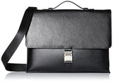 Calvin Klein Men'S Saffiano Attache, Black, One Size