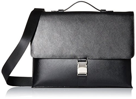 Calvin Klein Men'S Saffiano Attache, Black, One Size