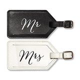 C.R. Gibson True Love 2-Piece Luggage Tag Set, Mr. And Mrs.