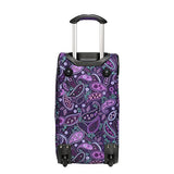 Ricardo Beverly Hills Mar Vista 20-Inch 2 Wheel City Rolling Duffel, Purple Paisley