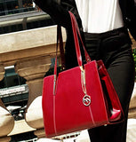 McKleinUSA 97506 Women's Business Tote, Leather, 16"x6"x12.75", Red