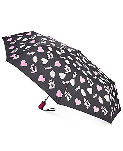 Betsey Johnson Xox Women'S Rock And Troll Color Changing Umbrella, Black