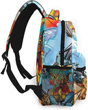 Win-Gs Of Fi_Re Durable Girls Bookbags Backpacks Primary School Bags for Kids Girls Women Men