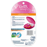 Gillette Venus Snap Cosmo Pink with Extra Smooth Women's On-the-Go Razor  - 1 handle + 1 Refill