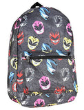 Official Power Rangers Masks Sublimated All Over Print Backpack