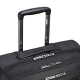 Delsey Luggage 4 Wheel Spinner Mobile Office-Exclusive Briefcase, Black, One Size
