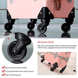 Unitravel Hardside Spinner Luggage Sets Travel Vintage Suitcase Set 3 Pieces