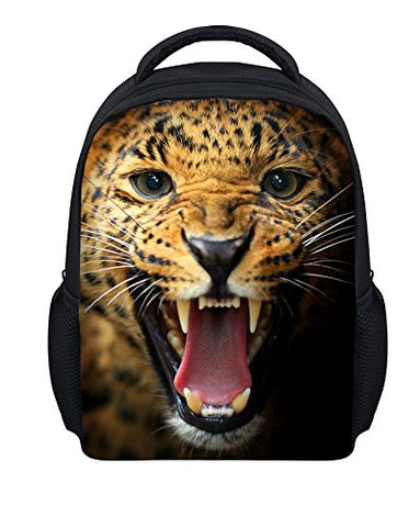 Bigcardesigns Fashion Leopard 12" Toddler Backpack