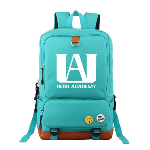 Anime My Hero Academia Collage Book Bag Printed Laptop Backpack