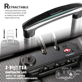 COOLIFE Luggage 3 Piece Set Suitcase Spinner Hardshell Lightweight TSA Lock (sliver3)