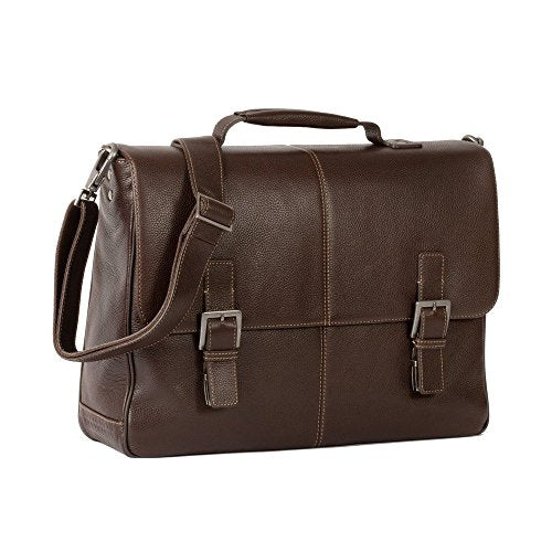 BOCONI Tyler Tumbled Saddle Bag 233-2207 (COFFEE)