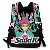 The Disastrous Life Of Saiki K Casual Backpack Computer Shoulders Bag Cool Lightweight Hiking Backpack Bookbags