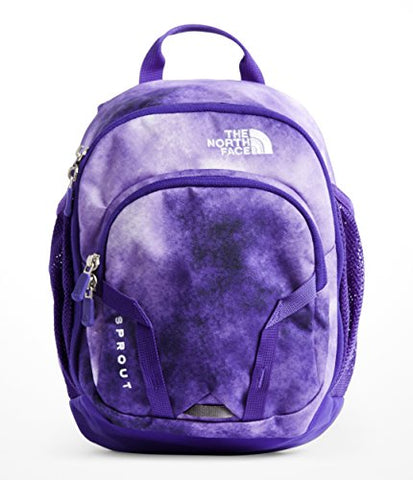 The North Face Youth Sprout Backpack - Dahlia Purple Colored Print & Deepblue - OS
