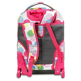 SET OF 2 J World New York Sunrise Rolling Backpack (Speckle)