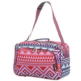16 Inch Carry On Hand Luggage Flight Duffle Bag, 2nd Bag or Underseat, 19L (Multi Aztec)