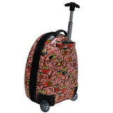 Owl Print Kids Hard Shell Luggage/Children Suitcase Carry On Luggage In 3 Colors (Pink)