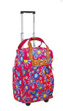 Trendy Flyer Duffel/Tote Bag Gym Luggage Case Wheel Purse Sunflower
