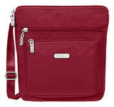 Baggallini Pocket Lightweight Crossbody Bag–Spacious, Water-Resistant Travel Purse With Rfid