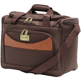 Caribbean Joe 16 Inch Weekend Gadget Bag, Chocolate Brown, One Size