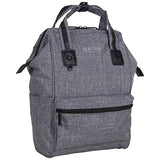 Kenneth Cole Reaction Paddy Shack 15" Laptop & Tablet Book Bag Backpack for School, Travel, & Work, Heathered Gray, Laptop