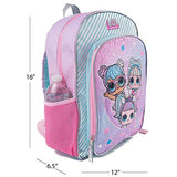 LOL Surprise Backpack for Girls - 16 Inch - LOL School Bag, Elementary School Size
