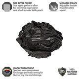 TYR Big Mesh Mummy Backpack For Wet Swimming, Gym, and Workout Gear Black, One Size