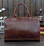 Men Bags, Berchirly PU Faux Leather Office Briefcase Handbag Cross Body Tote Bag