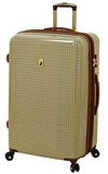 London Fog Cambridge 29" Expandable Hardside Spinner, Olive Plaid