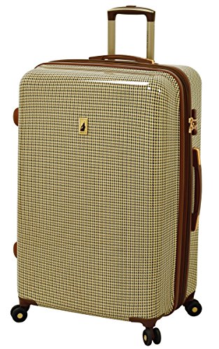 London Fog Cambridge 29" Expandable Hardside Spinner, Olive Plaid