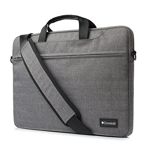 Dovesail 14-15.4 Inch Slim Laptop Shoulder Bag Compatible 15 Inch 2016/2017 MacBook Pro with