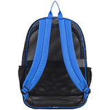 Eastsport Mesh Backpack, Black/Royal Blue