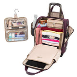 Travelpro Crew Versapack Rolling Underseat Carry-on, perfect Plum