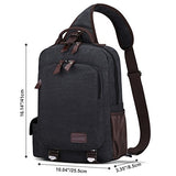 S-Zone Sling Bag For Men Chest Shoulder Gym Backpack Sack Satchel Outdoor Crossbody Pack